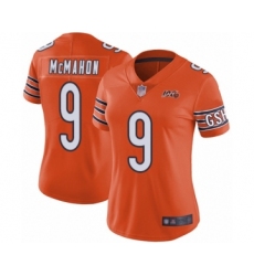 Women's Chicago Bears #9 Jim McMahon Orange Alternate 100th Season Limited Football Jersey