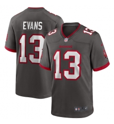 Men's Tampa Bay Buccaneers #13 Mike Evans Nike Pewter Alternate Game Jersey Men's Tampa Bay Buccaneers #13 Mike Evans Nike Pewter Alternate Game Jersey