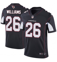 Men's Nike Arizona Cardinals #26 Brandon Williams Black Alternate Vapor Untouchable Limited Player NFL Jersey