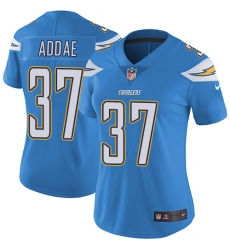 Women's Nike Los Angeles Chargers #37 Jahleel Addae Elite Electric Blue Alternate NFL Jersey