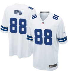 Men's Nike Dallas Cowboys #88 Michael Irvin Game White NFL Jersey