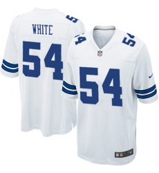 Men's Nike Dallas Cowboys #54 Randy White Game White NFL Jersey