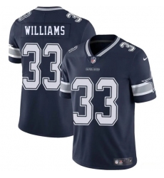 Men's Dallas Cowboys #33 Javonte Williams Navy 2025 Vapor Untouchable Limited Football Stitched Jersey
