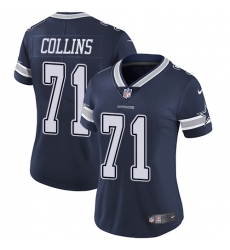 Women's Nike Dallas Cowboys #71 La'el Collins Navy Blue Team Color Vapor Untouchable Limited Player NFL Jersey