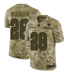 Men's Nike Dallas Cowboys #28 Darren Woodson Limited Camo 2018 Salute to Service NFL Jersey