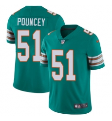 Men's Nike Miami Dolphins #51 Mike Pouncey Aqua Green Alternate Vapor Untouchable Limited Player NFL Jersey