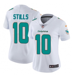 Women's Nike Miami Dolphins #10 Kenny Stills Elite White NFL Jersey