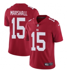 Youth Nike New York Giants #15 Brandon Marshall Elite Red Alternate NFL Jersey