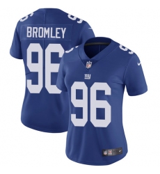 Women's Nike New York Giants #96 Jay Bromley Royal Blue Team Color Vapor Untouchable Limited Player NFL Jersey