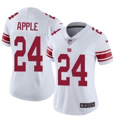 Women's Nike New York Giants #24 Eli Apple White Vapor Untouchable Limited Player NFL Jersey