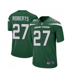 Men's New York Jets #28 Curtis Martin Game Green Team Color Football Jersey