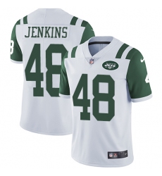 Youth Nike New York Jets #48 Jordan Jenkins White Vapor Untouchable Limited Player NFL Jersey