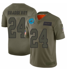 Men's Carolina Panthers #24 James Bradberry Limited Camo 2019 Salute to Service Football Jersey