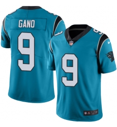 Youth Nike Carolina Panthers #9 Graham Gano Blue Alternate Vapor Untouchable Limited Player NFL Jersey