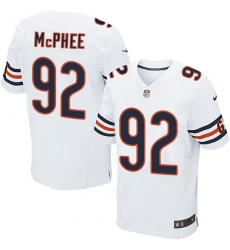 Men's Nike Chicago Bears #92 Pernell McPhee Elite White NFL Jersey