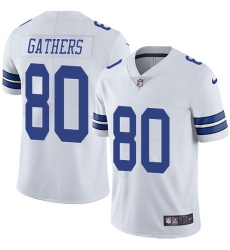 Youth Nike Dallas Cowboys #80 Rico Gathers White Vapor Untouchable Limited Player NFL Jersey