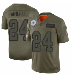 Men's Dallas Cowboys #24 Chidobe Awuzie Limited Camo 2019 Salute to Service Football Jersey