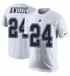 NFL Men's Nike Dallas Cowboys #24 Chidobe Awuzie White Rush Pride Name & Number T-Shirt