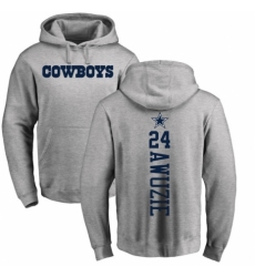 NFL Nike Dallas Cowboys #24 Chidobe Awuzie Ash Backer Pullover Hoodie