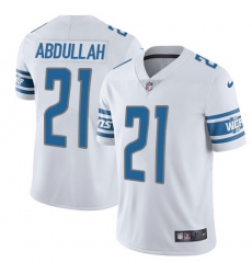 Men's Nike Detroit Lions #21 Ameer Abdullah Limited White Vapor Untouchable NFL Jersey