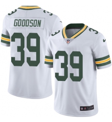 Men's Nike Green Bay Packers #39 Demetri Goodson White Vapor Untouchable Limited Player NFL Jersey
