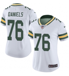Women's Nike Green Bay Packers #76 Mike Daniels White Vapor Untouchable Limited Player NFL Jersey
