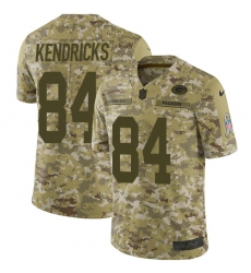 Men's Nike Green Bay Packers #84 Lance Kendricks Limited Camo 2018 Salute to Service NFL Jersey