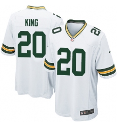 Men's Nike Green Bay Packers #20 Kevin King Game White NFL Jersey