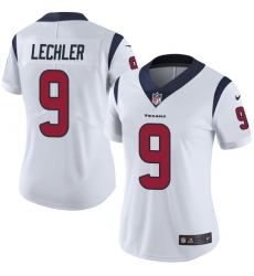 Women's Nike Houston Texans #9 Shane Lechler Elite White NFL Jersey
