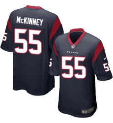 Men's Nike Houston Texans #55 Benardrick McKinney Game Navy Blue Team Color NFL Jersey