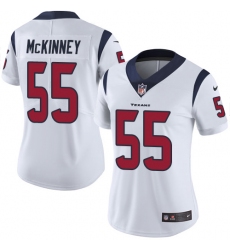 Women's Nike Houston Texans #55 Benardrick McKinney Limited White Vapor Untouchable NFL Jersey