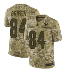 Men's Nike Houston Texans #84 Ryan Griffin Limited Camo 2018 Salute to Service NFL Jersey