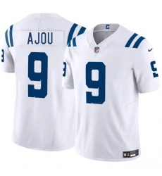 Men's Indianapolis Colts #9 Ajou Ajou White 2025 F.U.S.E. Vapor Limited Football Stitched Jersey