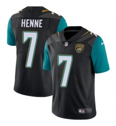 Youth Nike Jacksonville Jaguars #7 Chad Henne Black Alternate Vapor Untouchable Limited Player NFL Jersey