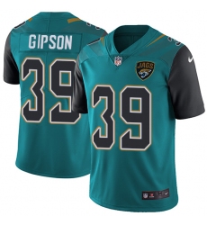 Men's Nike Jacksonville Jaguars #39 Tashaun Gipson Teal Green Team Color Vapor Untouchable Limited Player NFL Jersey
