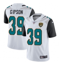 Youth Nike Jacksonville Jaguars #39 Tashaun Gipson White Vapor Untouchable Limited Player NFL Jersey
