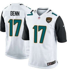 Men's Nike Jacksonville Jaguars #17 Arrelious Benn Game White NFL Jersey