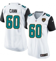 Women's Nike Jacksonville Jaguars #60 A. J. Cann Game White NFL Jersey
