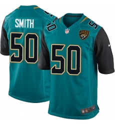 Men's Nike Jacksonville Jaguars #50 Telvin Smith Game Teal Green Team Color NFL Jersey