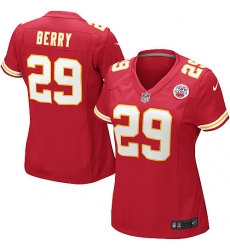 Women's Nike Kansas City Chiefs #29 Eric Berry Game Red Team Color NFL Jersey
