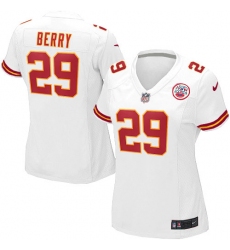 Women's Nike Kansas City Chiefs #29 Eric Berry Game White NFL Jersey