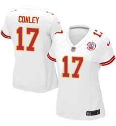 Women's Nike Kansas City Chiefs #17 Chris Conley Game White NFL Jersey