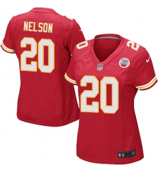 Women's Nike Kansas City Chiefs #20 Steven Nelson Game Red Team Color NFL Jersey