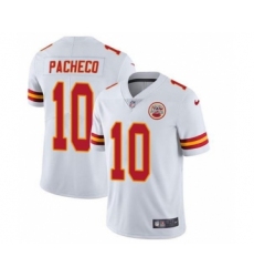 Men's Kansas City Chiefs #10 Isiah Pacheco White Vapor Untouchable Limited Stitched Football Jersey